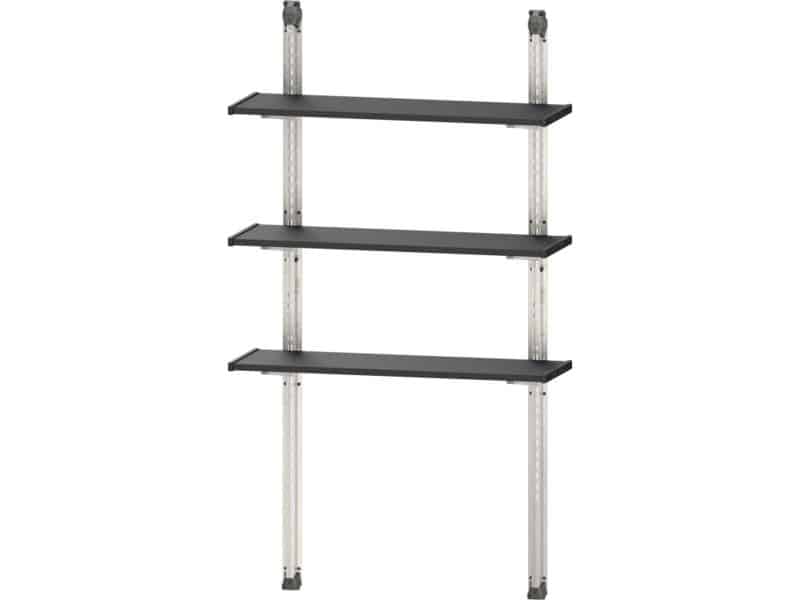 Keter Wandplankenset 97cm - 114x39,5x7,5cm - Zwart