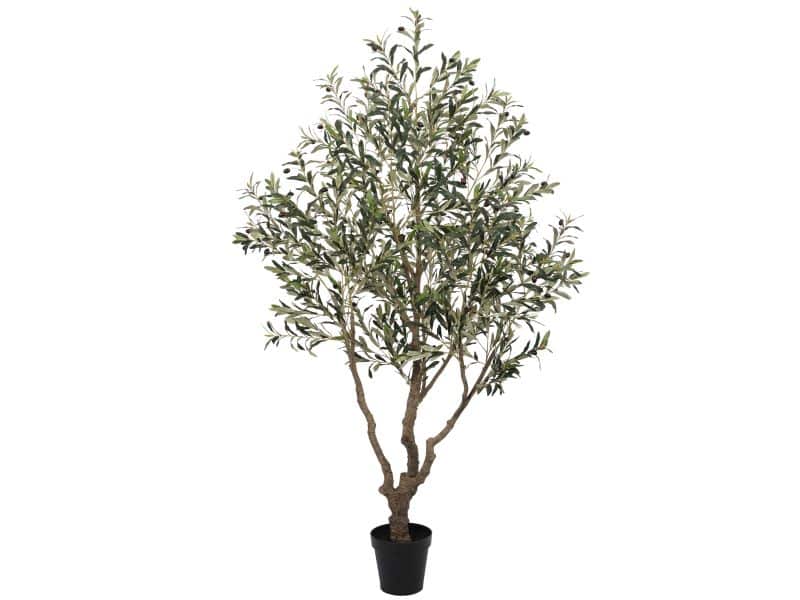 Kunst olijfboom robuust meerstammig hoogte 210 cm