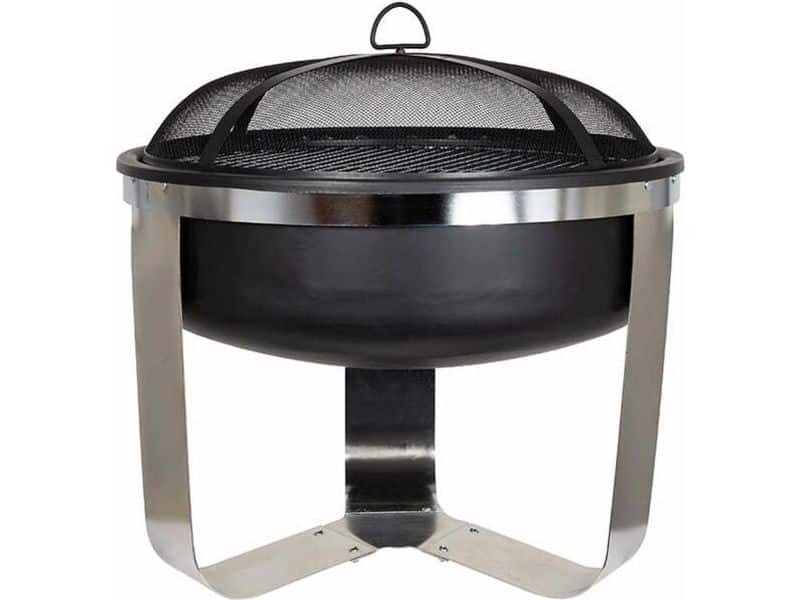 La Hacienda Camden - L 65 x B 65 x H 62 cm - Staal - Zwart