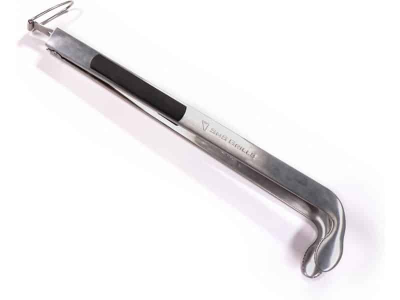 Langdurige Houtskooltang met Rubberen Handvat voor Barbecue en Grillen