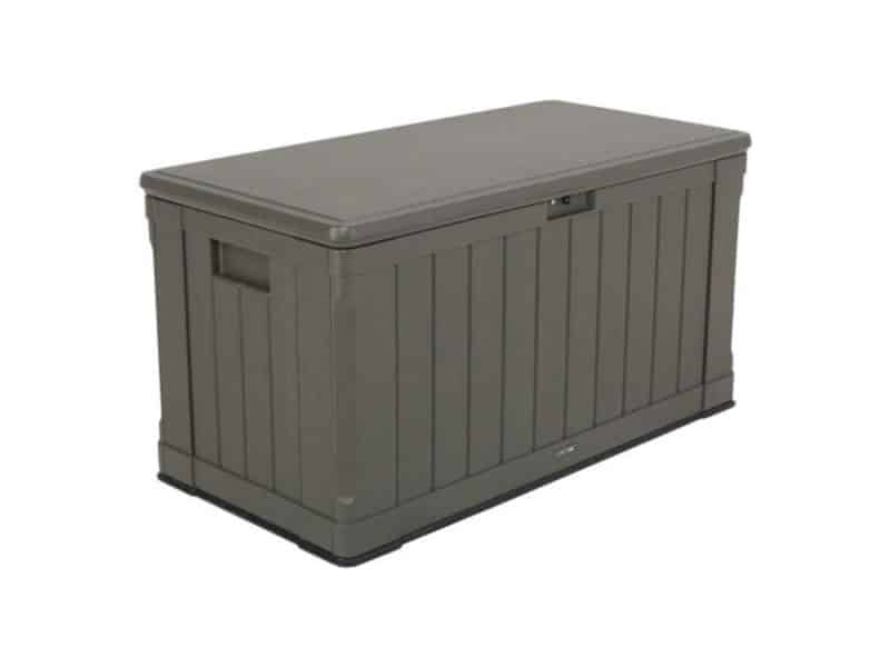 Lifetime Kussenbox Sacramento - Houtlook - Bruin - 439l - 128x64x67cm