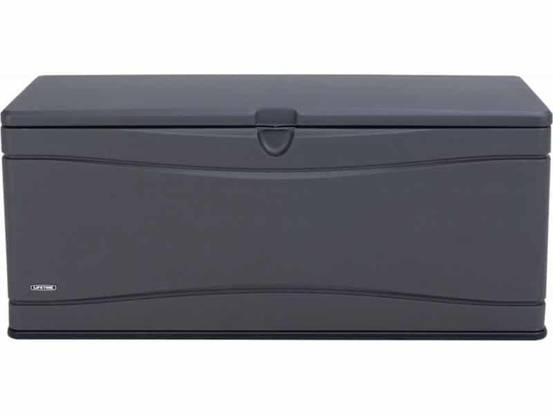 Lifetime® Kunststof Kussenbox 495L - tuinkist 61x152x67cm - Antraciet