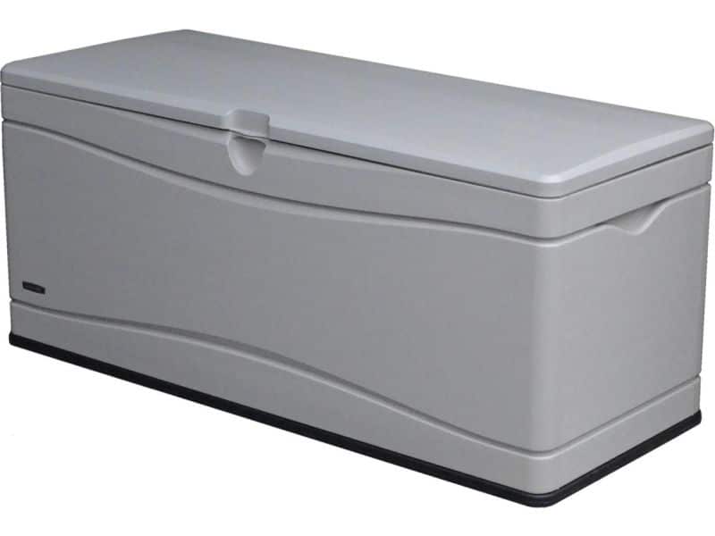 Lifetime® Kunststof Kussenbox 495L - tuinkist 61x152x67cm - Lichtgrijs