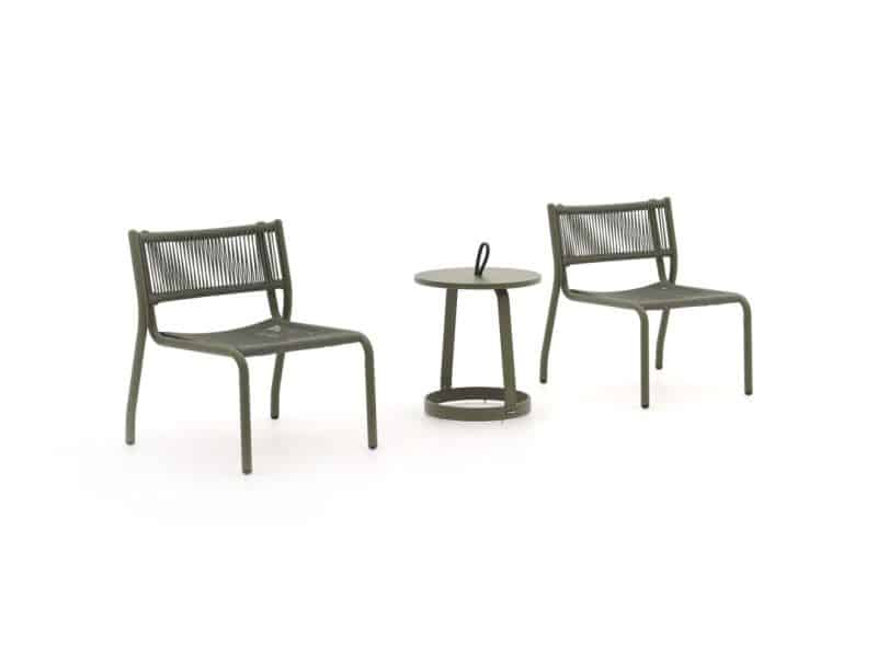 Manifesto Misurina/Salemi lounge balkonset 3-delig stapelbaar - Laagste prijsgarantie!