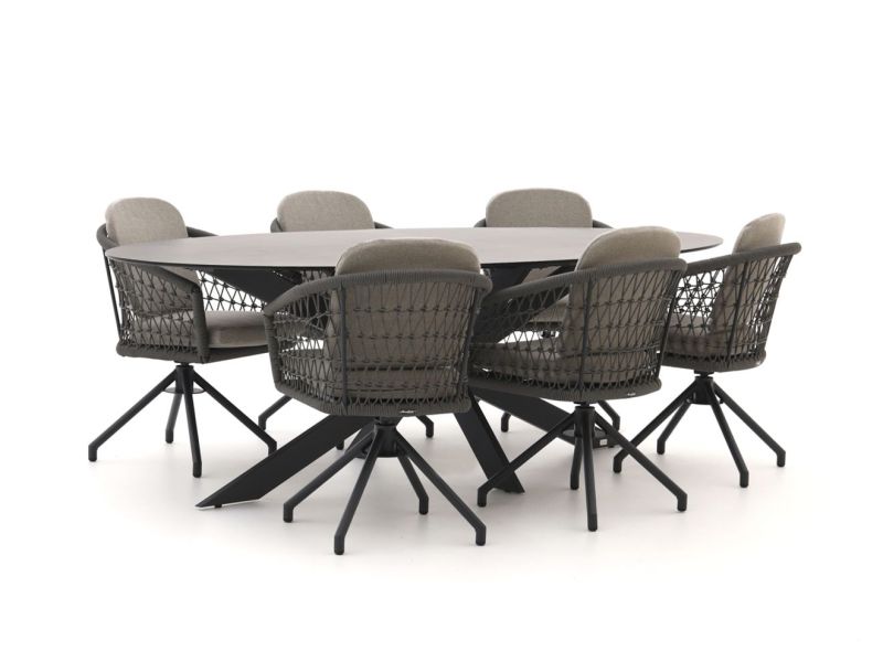 Manifesto Tolmezzo/Furato 240cm dining tuinset 7-delig draaibaar - Laagste prijsgarantie!