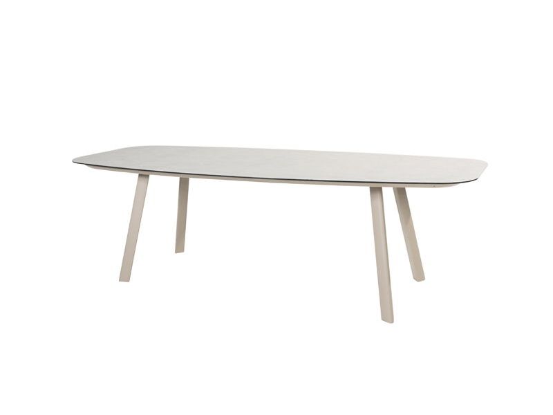 Manolo eettafel latte met geprint keramiek tafelblad 240x103x75 cm Taste Taste - Taste