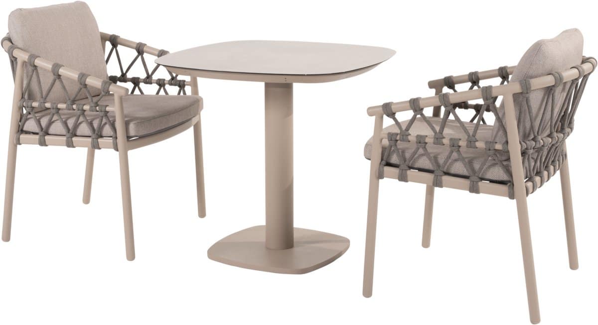 manolo piacenza bistro dining tuinset 3 delig keramiek latte taste