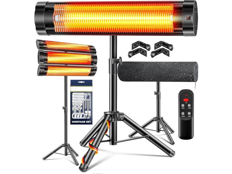 mavoa® Terrasverwarmers - Terrasheater - Infrarood heater (2500 W)