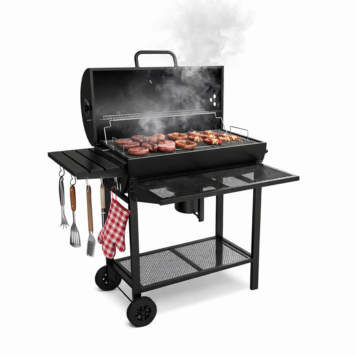 mevsim store houtskool bbq smoker barbecue xl bbq