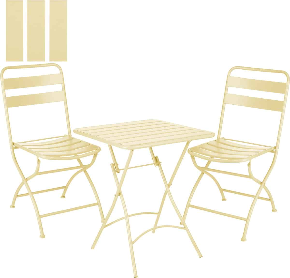 mica decorations evita bistroset set van 3 metaal