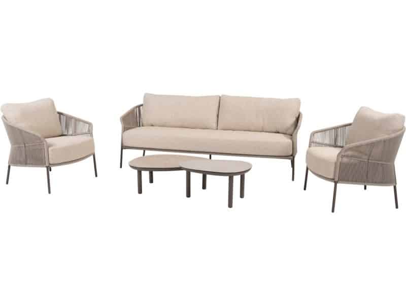 Monroe Florence stoel bank loungeset 5 delig keramiek terre Taste