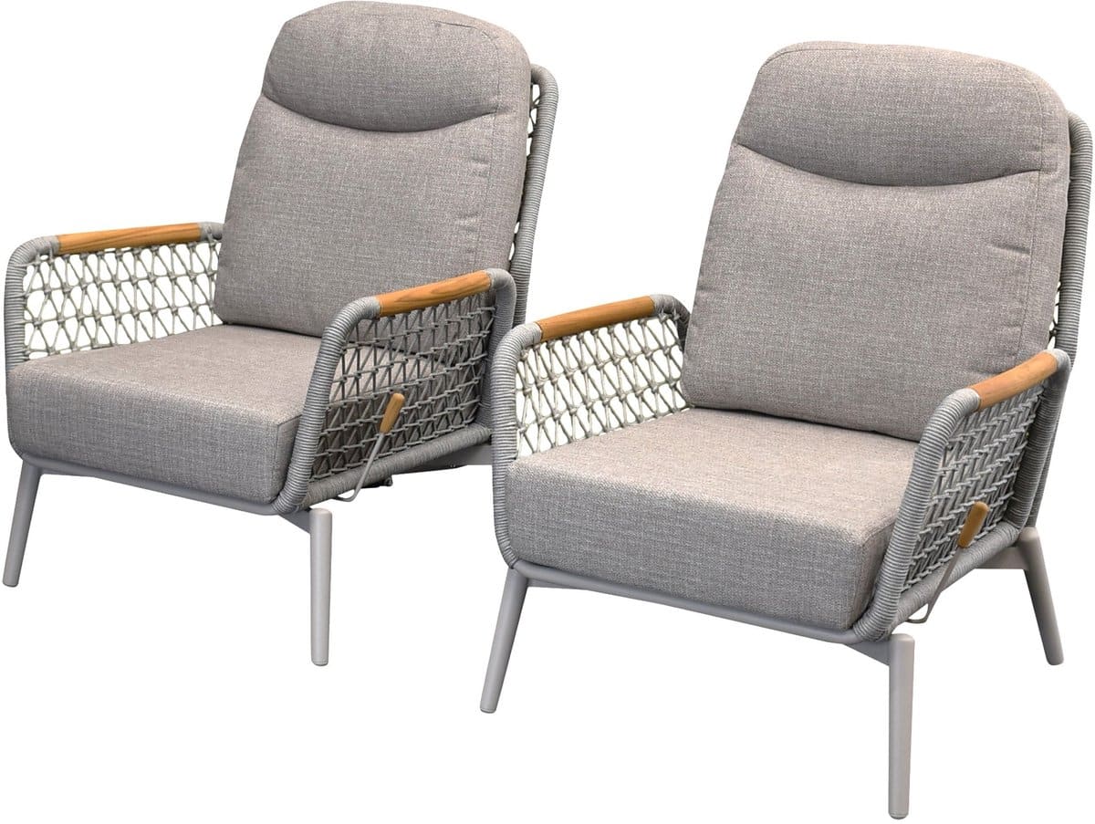 monza balkonset 2 delig verstelbaar latte rope