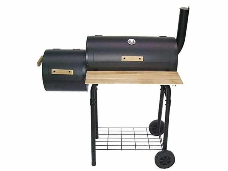 Multifunctionele Houtskool Grill BBQ Trolley met Rookfunctie