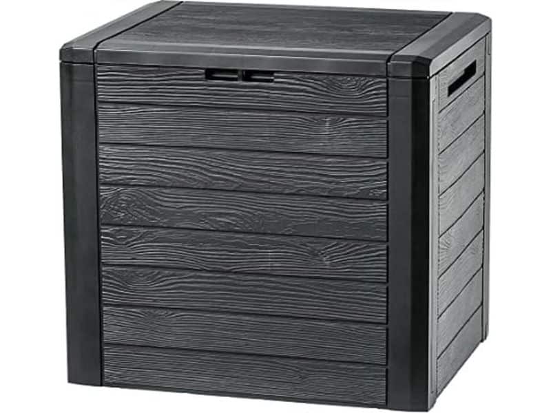 N.lux - Tuinbox klein / 140 Liter / Hout look / Tuinkist voor kussens