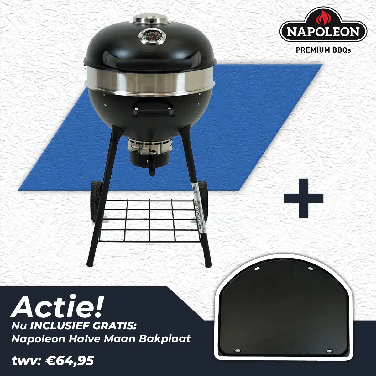 napoleon pro kettle 22in matte black