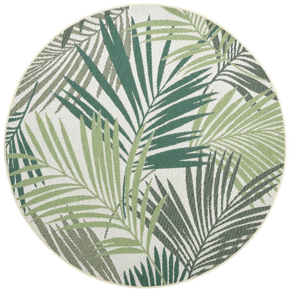naturalis karpet Ø160 cm palm leaf green