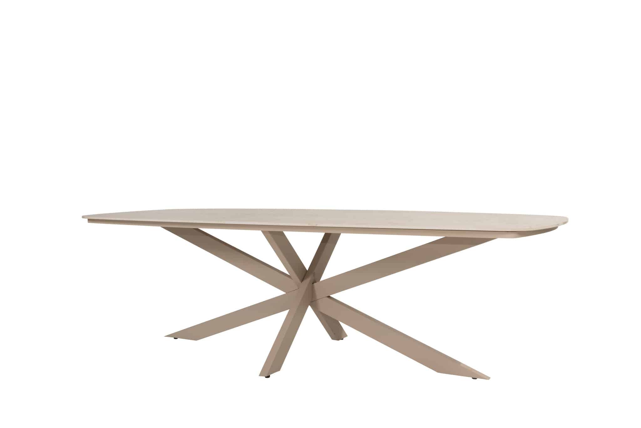 nevada low dining tuintafel 250x105xh69 cm deens ovaal keramiek latte 4 seasons outdoor