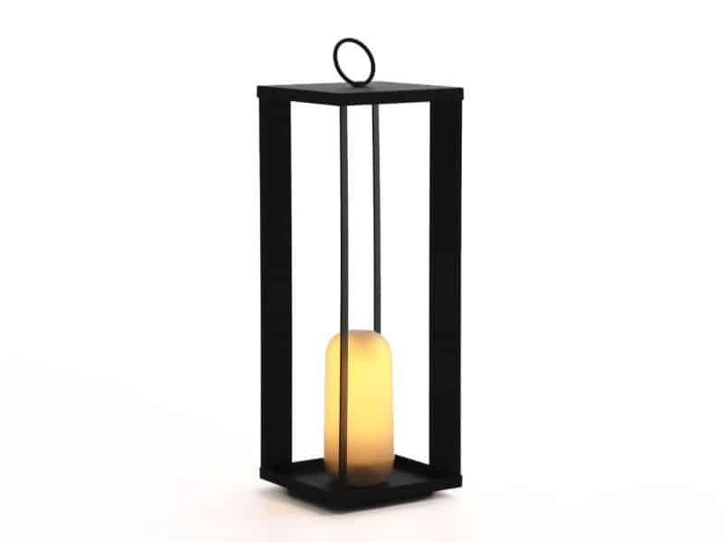 New Garden Siroco lantaarn led oplaadbaar dimbaar ø 18cm (h: 50cm) - Laagste prijsgarantie!