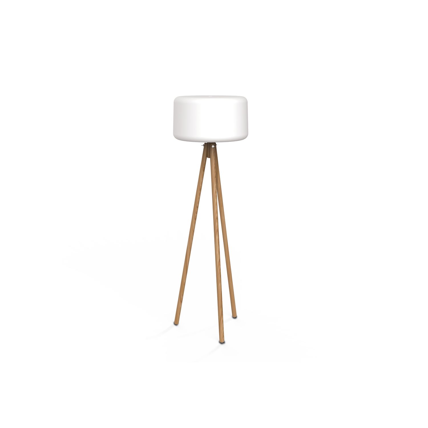 newgarden solar vloerlamp chloe wit 140cm