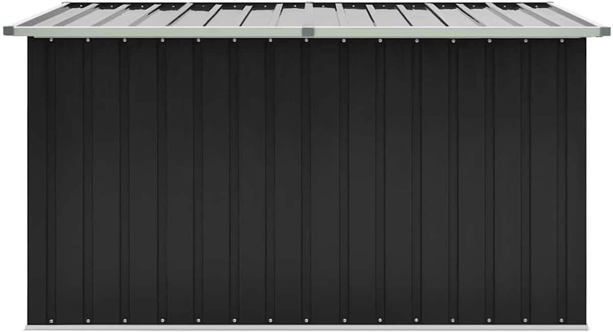 omabeta tuincollectie extra grote waterdichte tuinopbergkist in antraciet 171x99x93 cm duurzame capaciteit
