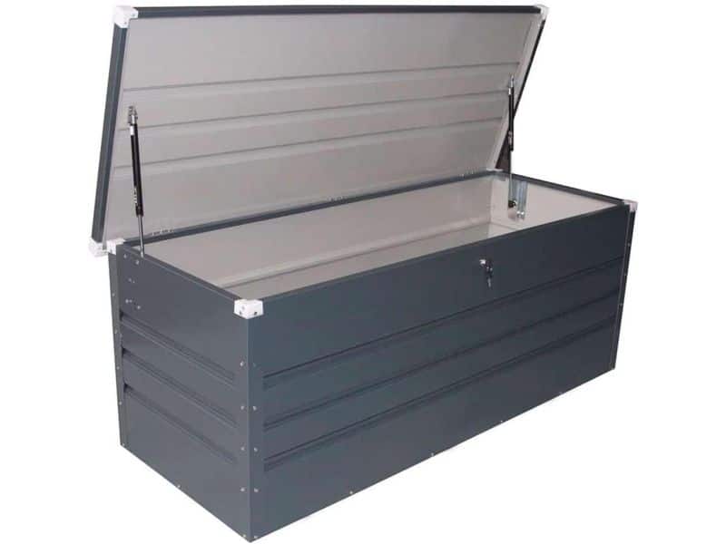 Opbergbox Antraciet 165x69x62 cm - Afsluitbaar en Ruimtebesparend