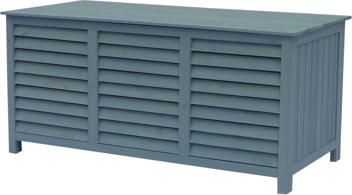 opbergbox houten tuinkist “macao” 130 x 64 x 60 cm blauw hemelsblauw