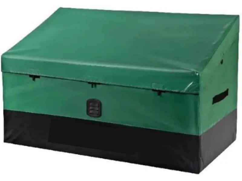 Opbergbox Tuin - Tuinkussenbox - Tuinkist - Kussendoos - Weersbestendig - Waterdicht - 565L - 155x63x75x52 cm - Tuinbox - Groen
