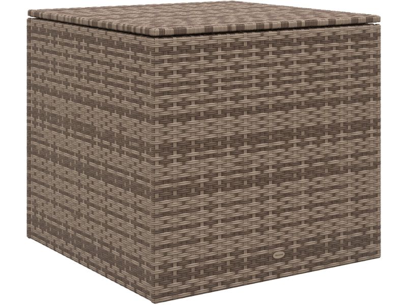 Opbergdoos Van Polyrattan, Met Stoffen voering, Gemakkelijk Te Openen En Te Sluiten