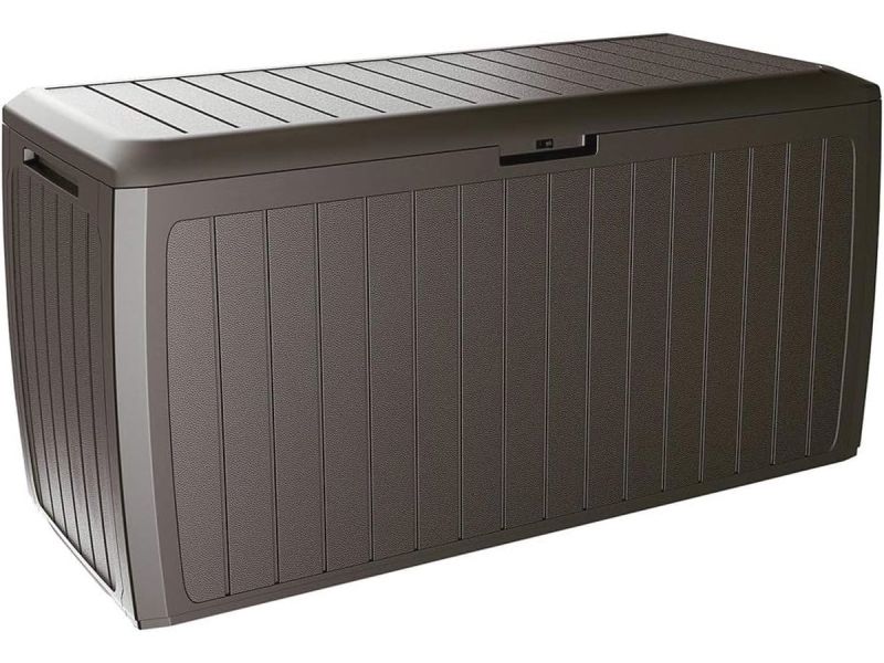 Opslagdoos 290L voor Tuin - Weerbestendige Kist met Wielen en Deksel