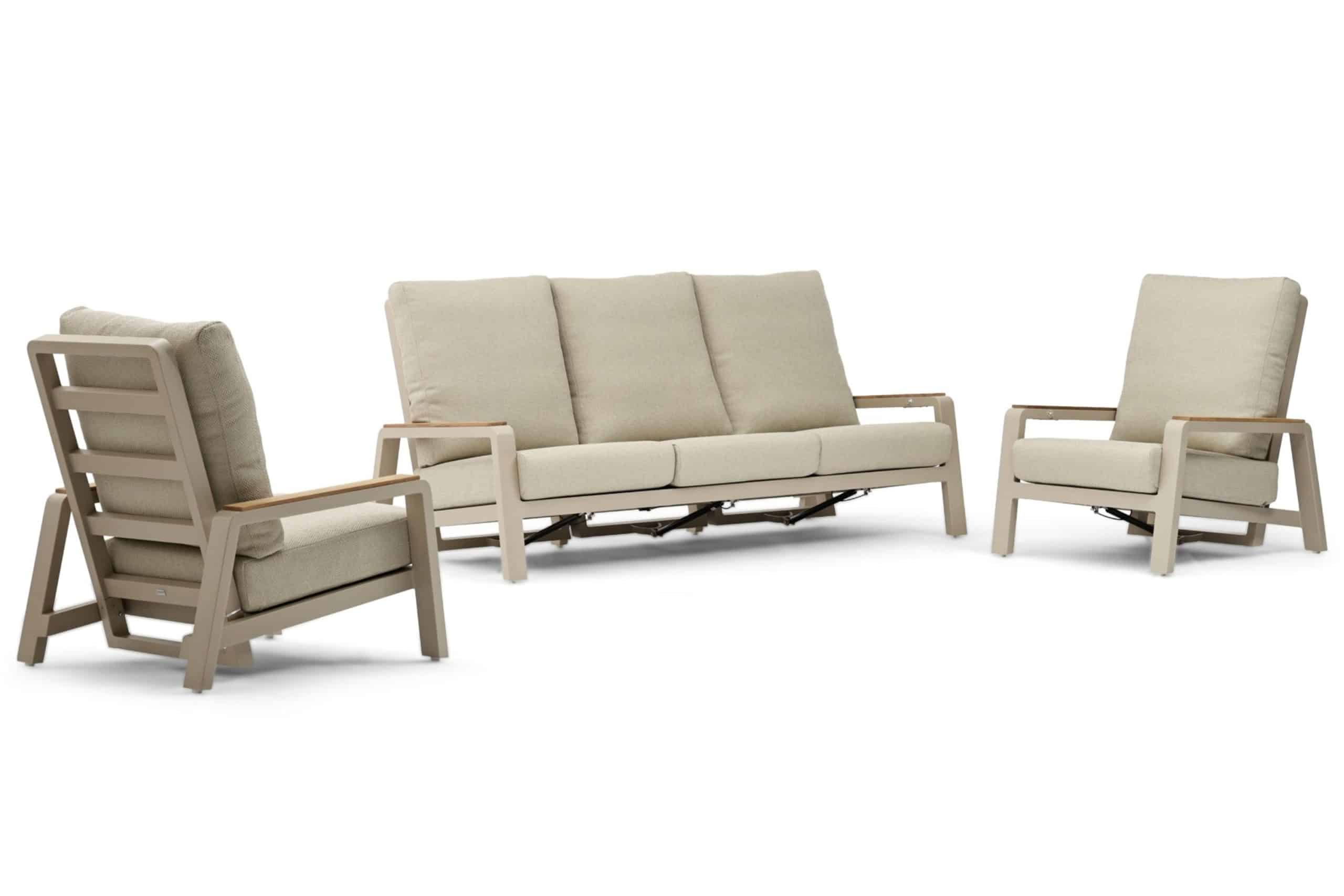 osmen manly stoel bank loungeset 3 delig