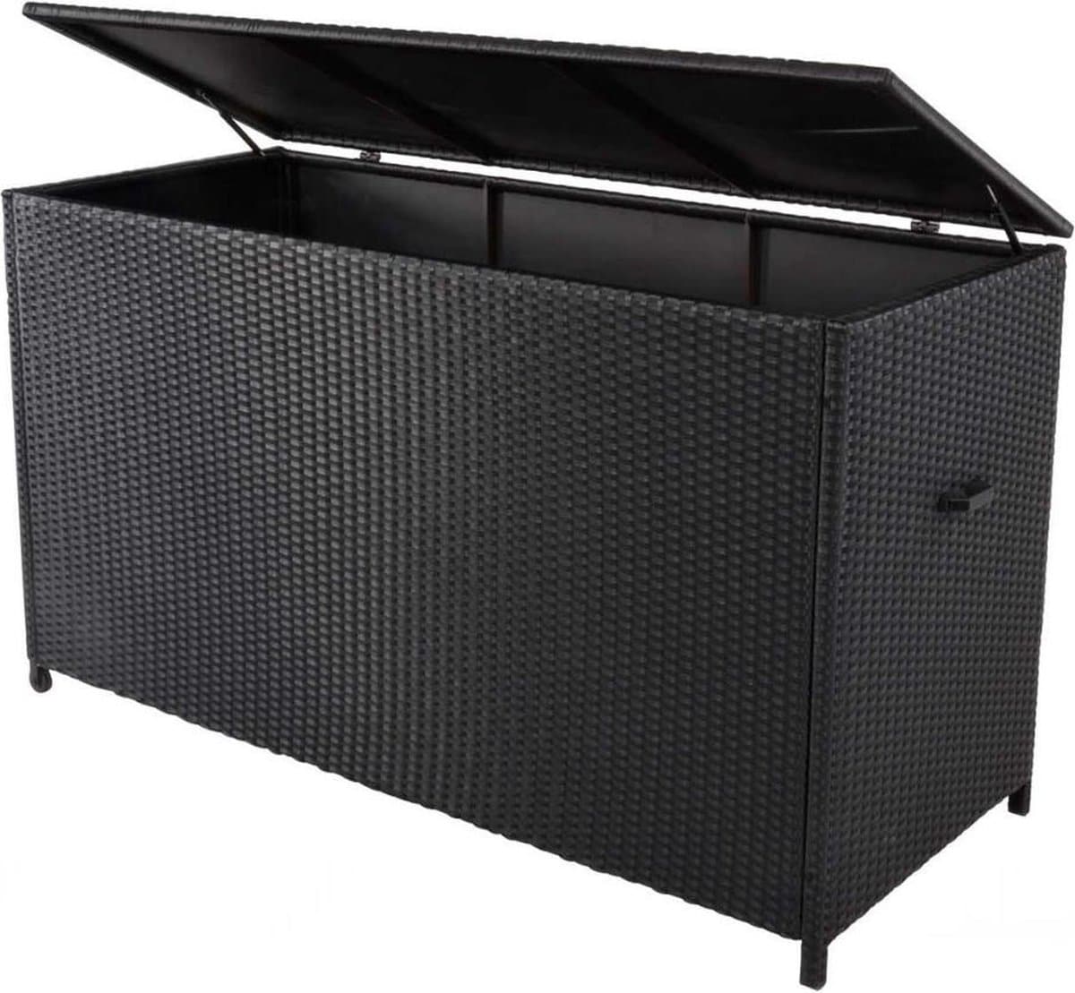 outdoor living kussenbox 165x67x95 cm zwart