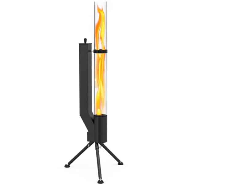 Outdoor trend 2026 |Wolff Mount Pellet Terrasverwarmer |Verticale vlam