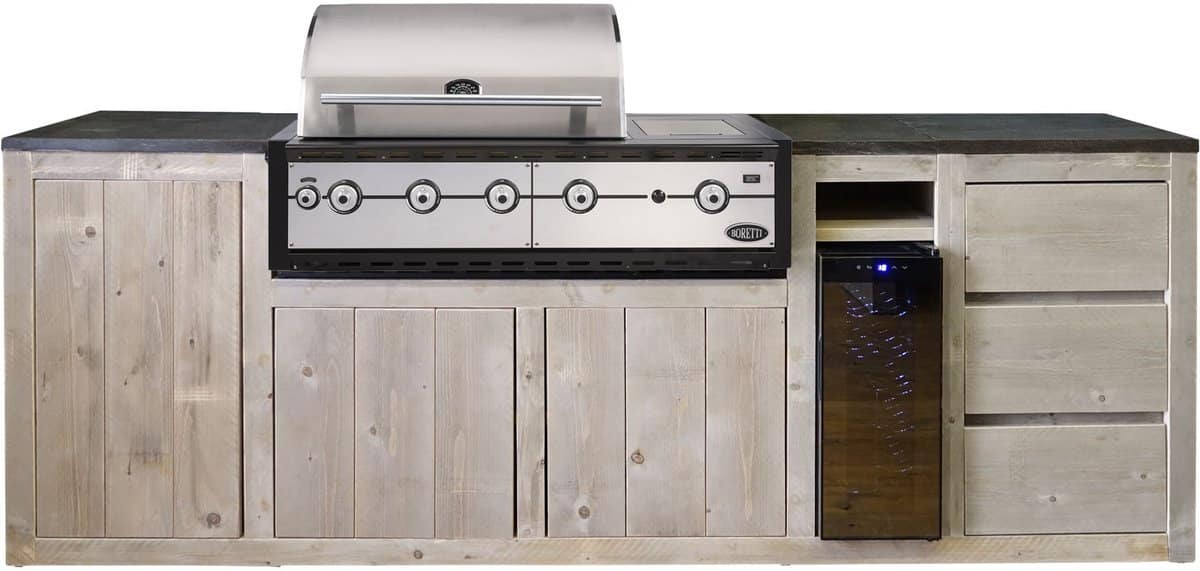 outside meubelen | buitenkeuken malang | boretti ligorio top