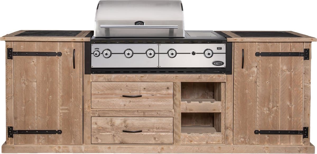 outside meubelen | buitenkeuken padang | boretti ligorio top