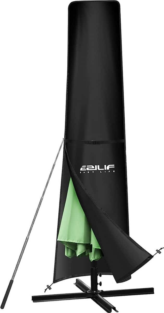 parasol beschermhoes, 420d oxford weefsel zonnescherm beschermhoes, parasolhoes waterdicht en