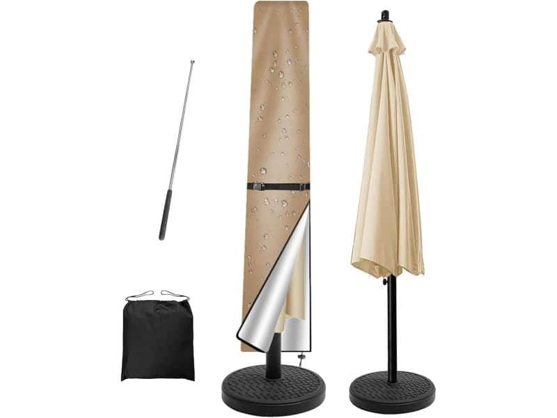 Parasolhoes, 190 x 50 x 30 cm, Beschermhoes voor zweefparasol