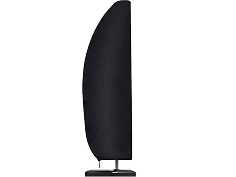 Parasolhoes, beschermhoes afdekhoes parasol, weerbestendig, waterdicht, 265 x 40/70/50 cm