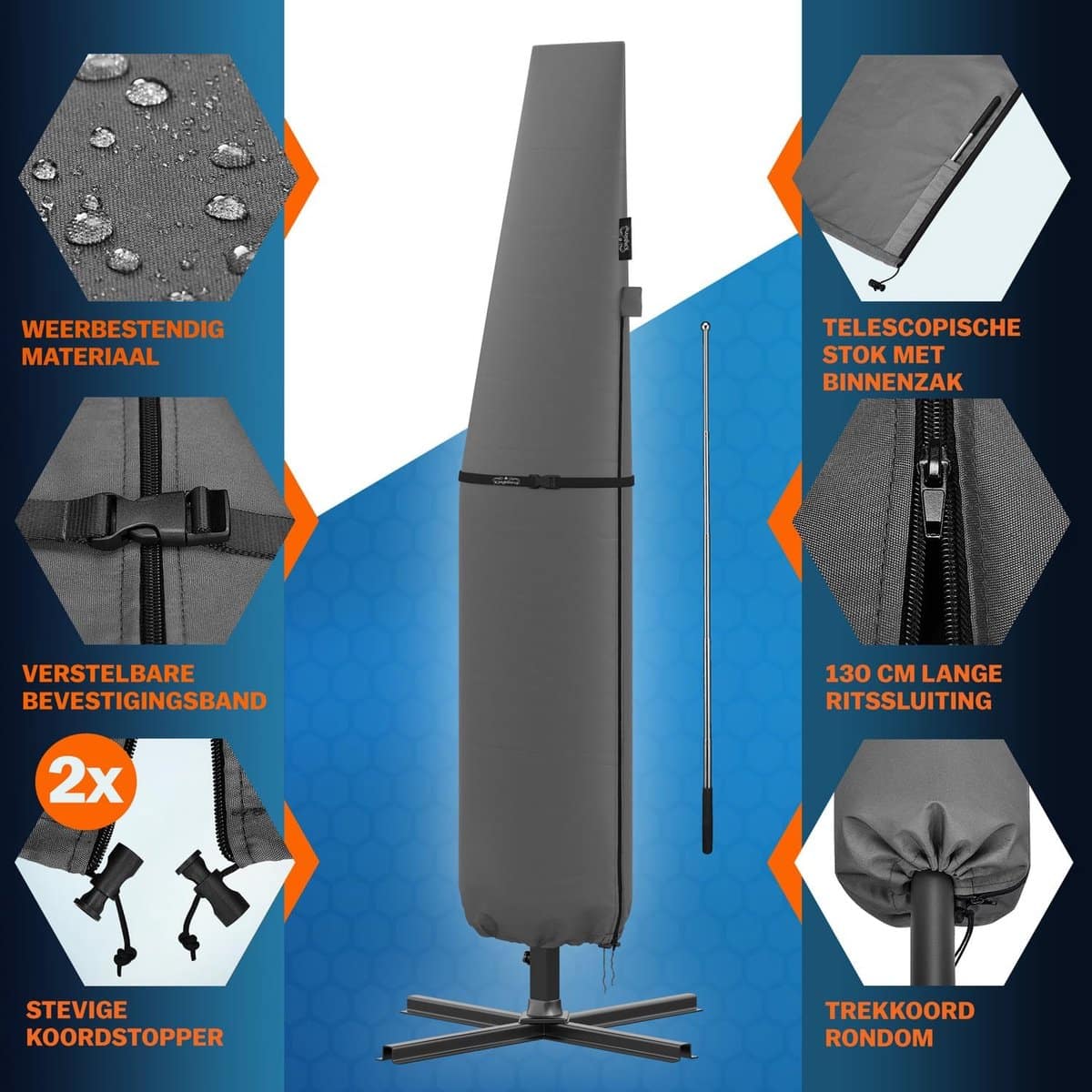 parasolhoes voor zweefparasol parasol hoes staande parasol