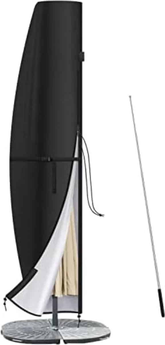 parasolhoes voor zweefparasol parasolhoes met rits en stok