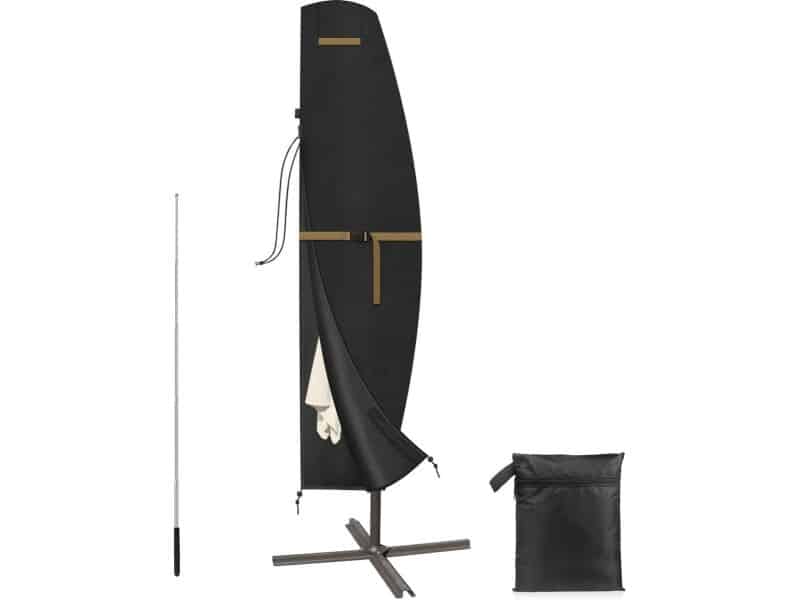 Parasolhoes voor zweefparasol tot Ø 300 cm, afdekhoes voor parasol