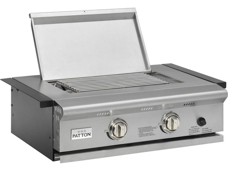 Patton Patron inbouw gasbarbecue 2-brander