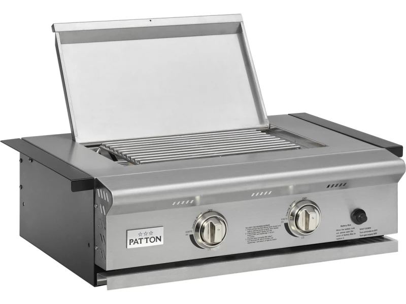 Patton Patron inbouw gasbarbecue 2-brander
