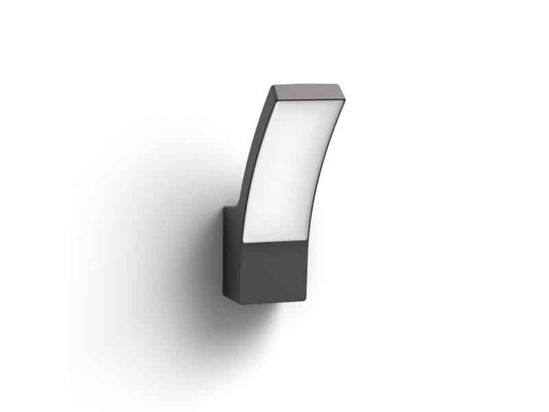 Philips Wandlamp Splay Antraciet 3,8w