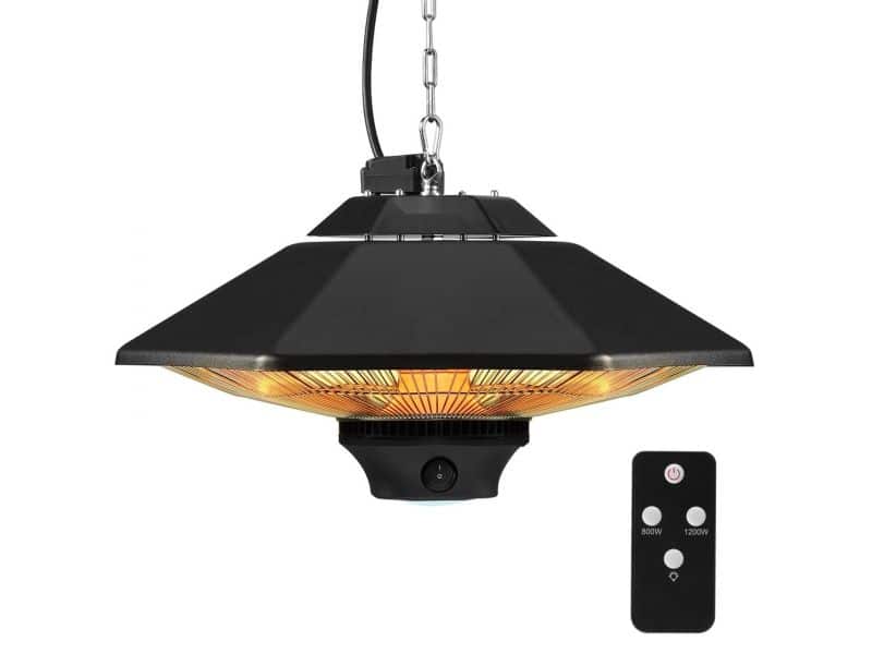 Plafond terrasverwarmer - Hangend model - Vermogen 2000 W