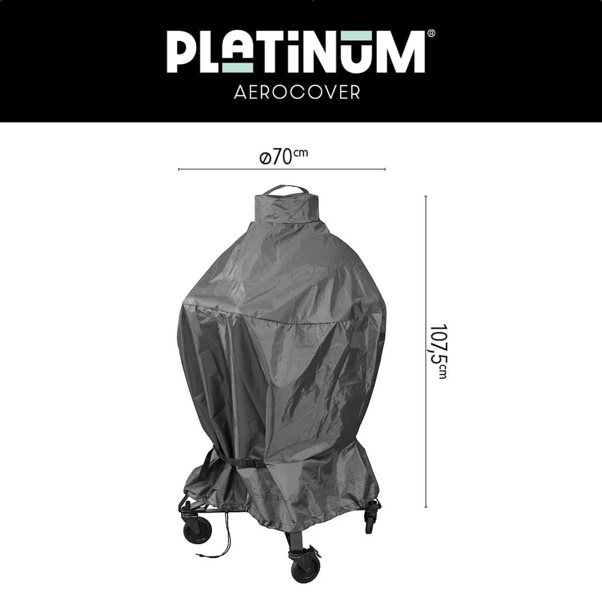 platinum aerocover barbecuehoes Ø70cm ademend waterproof
