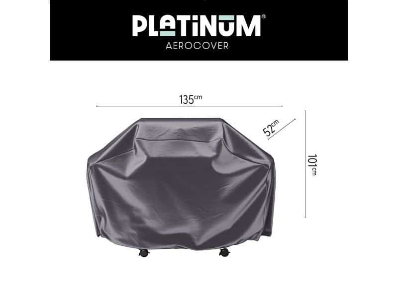 Platinum AeroCover - Gasbarbecuehoes - 135x52xH101cm - Ademend - Waterproof