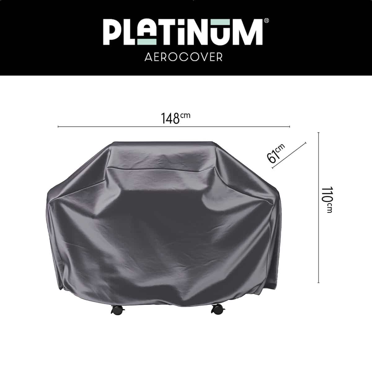 platinum aerocover gasbarbecuehoes 148x61xh110cm ademend waterproof