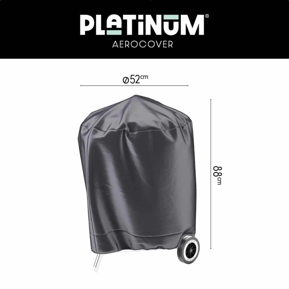 platinum aerocover kogelbarbecuehoes Ø47cm ademend waterproof