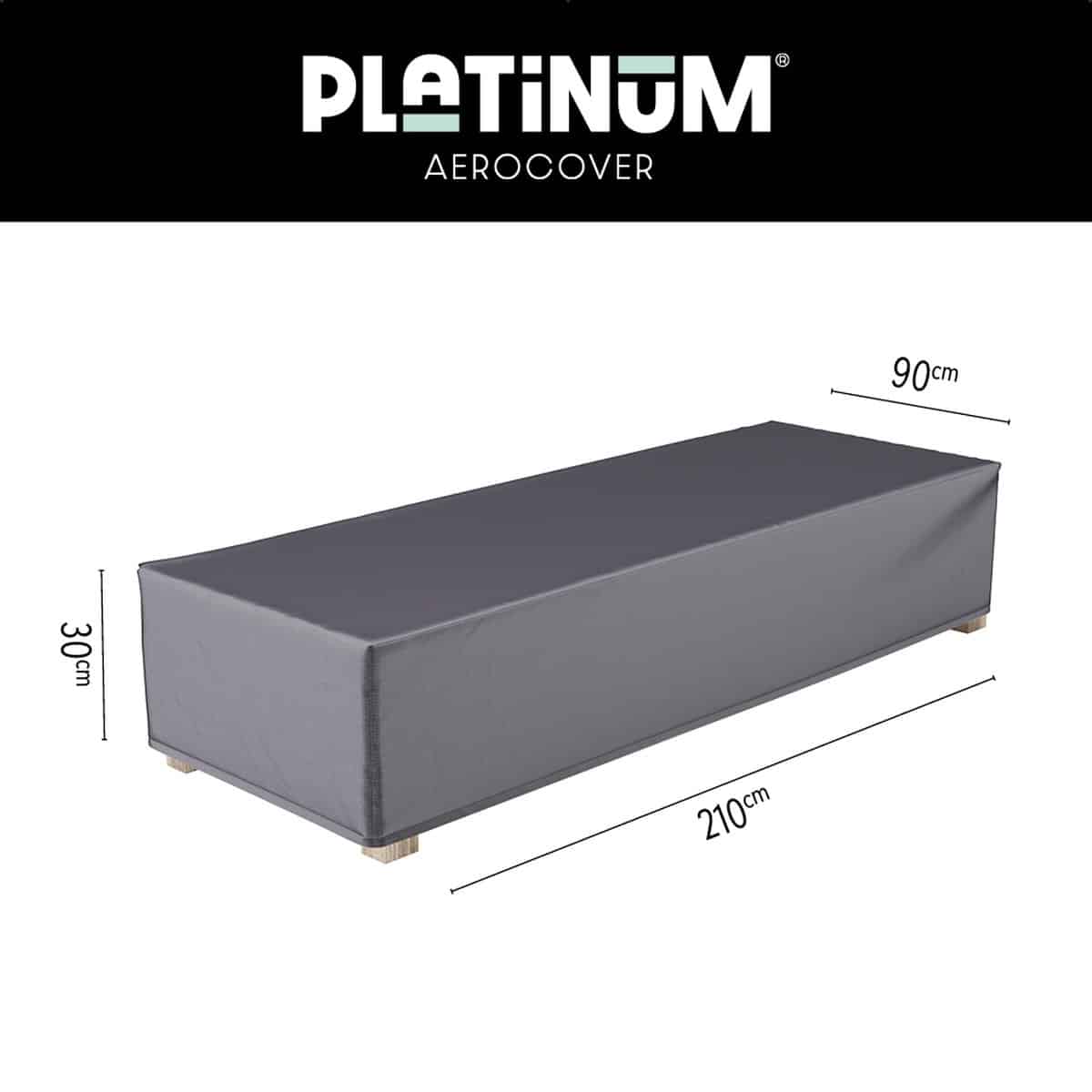 platinum aerocover ligbedhoes 210x90x30cm ademend waterproof