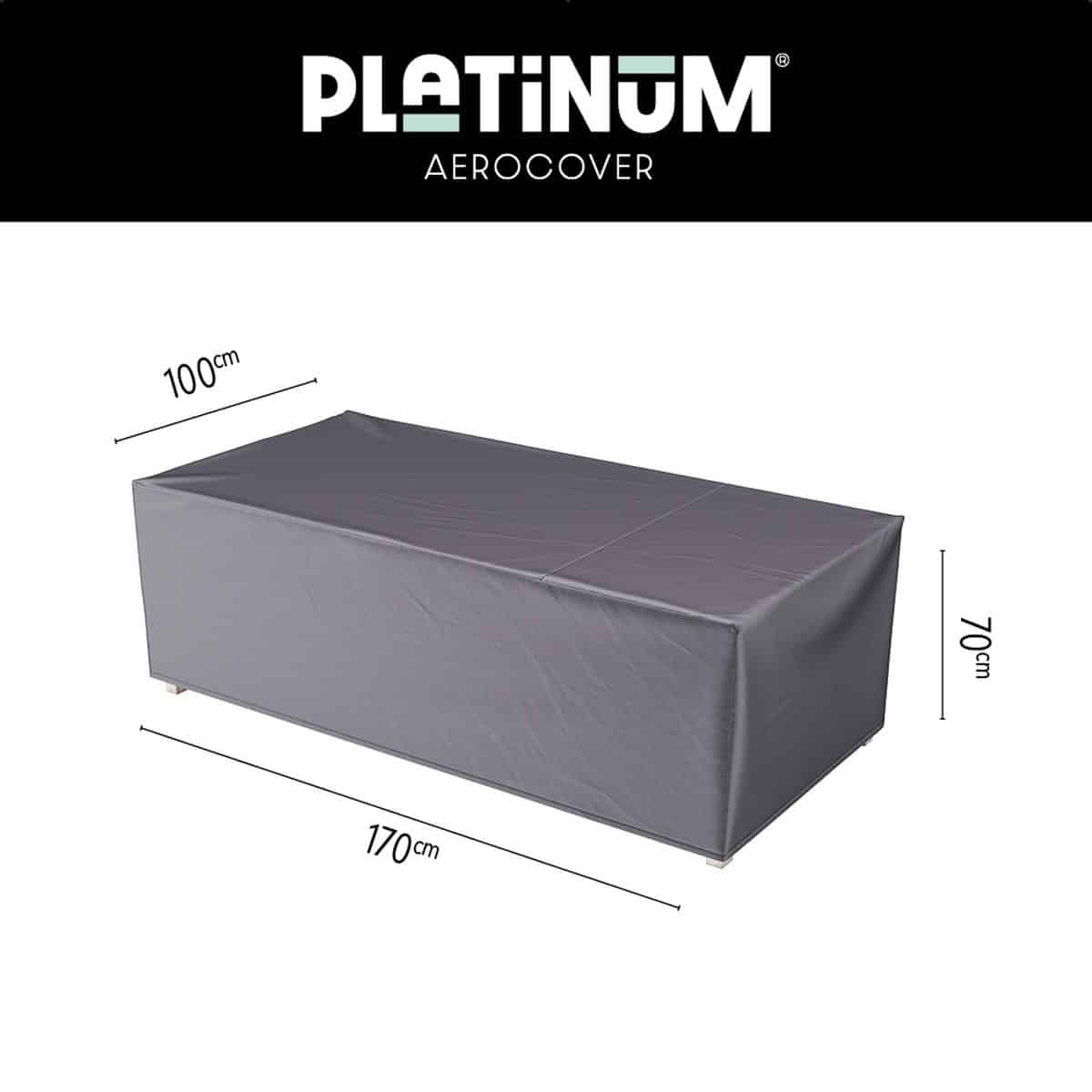 platinum aerocover loungebankhoes 170x100xh70cm ademend waterproof